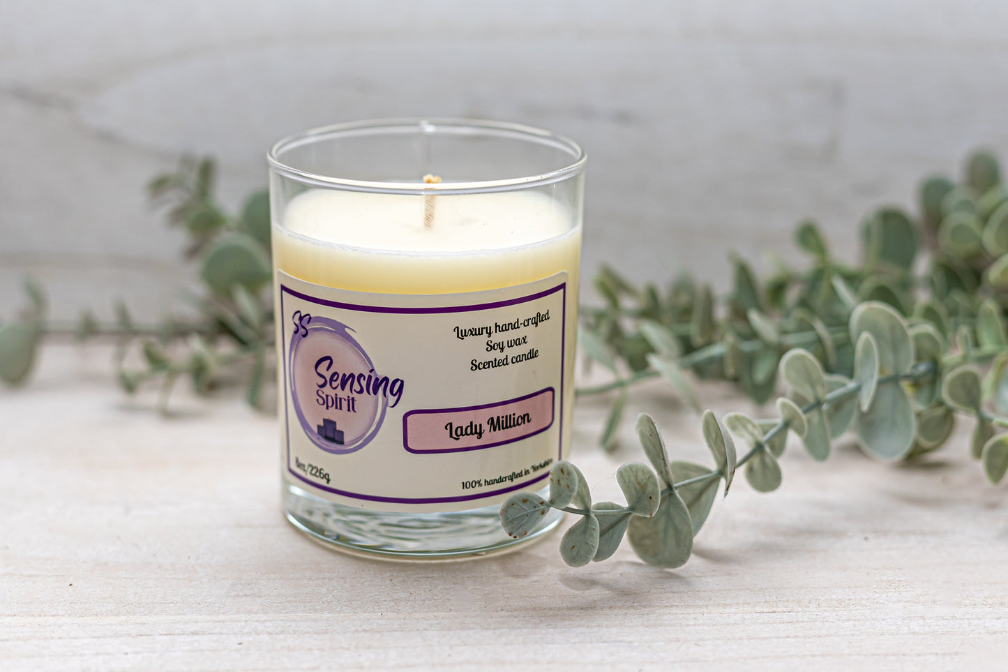 Lady million candle